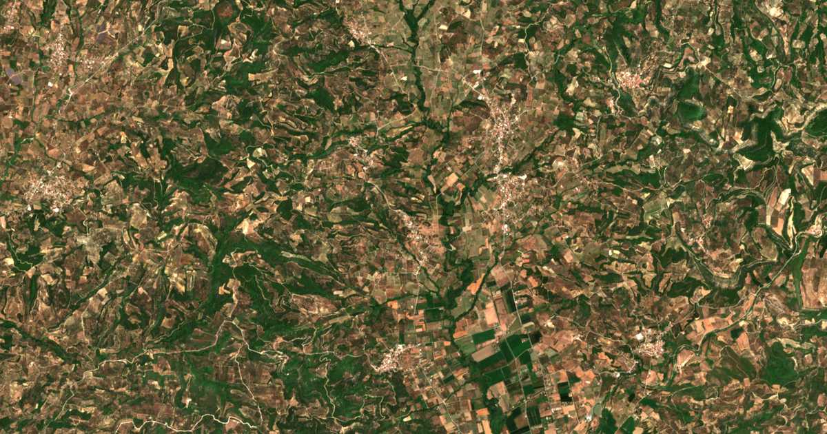 Mapa por satélite de Arvanítis