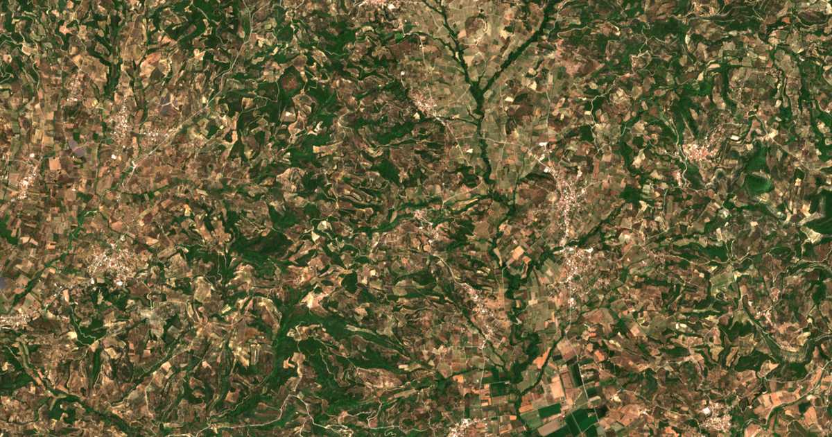 Mapa por satélite de Chariá