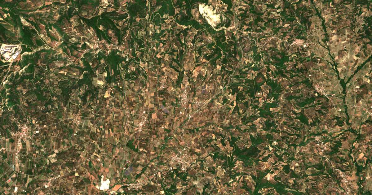 Mapa por satélite de Elaión