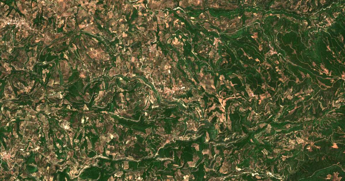 Mapa por satélite de Goúmeron