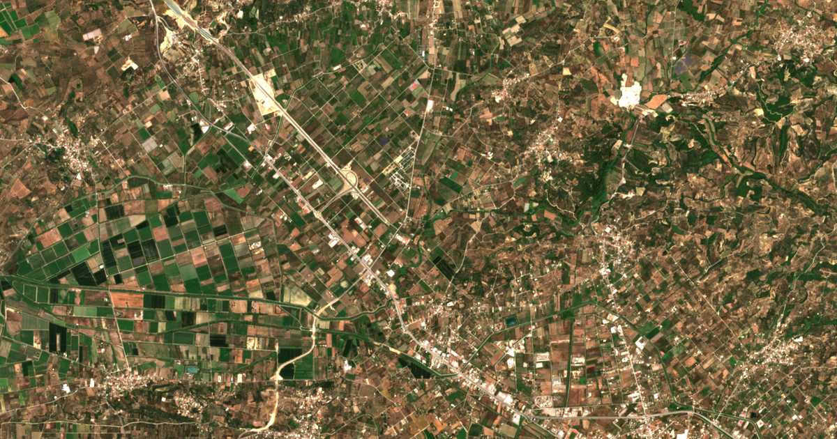 Mapa por satélite de Keramidiá