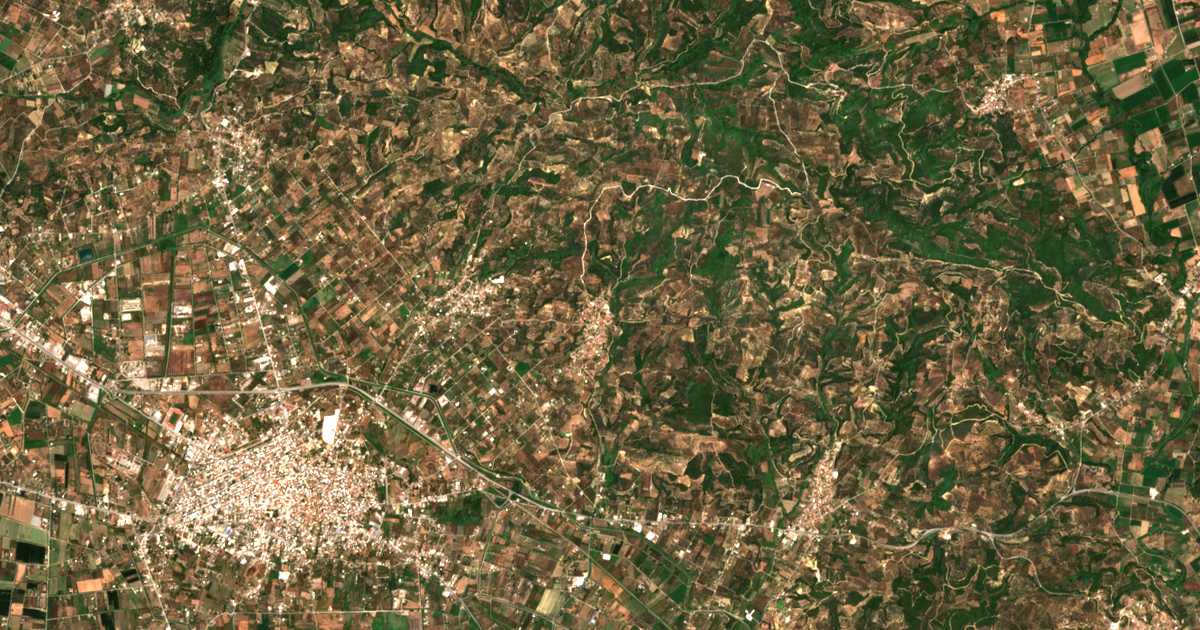 Mapa por satélite de Kolírion