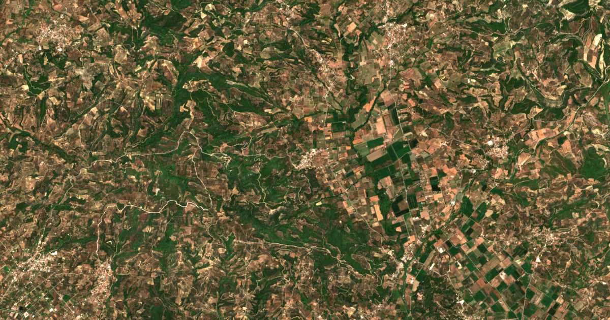 Mapa por satélite de Lánthion