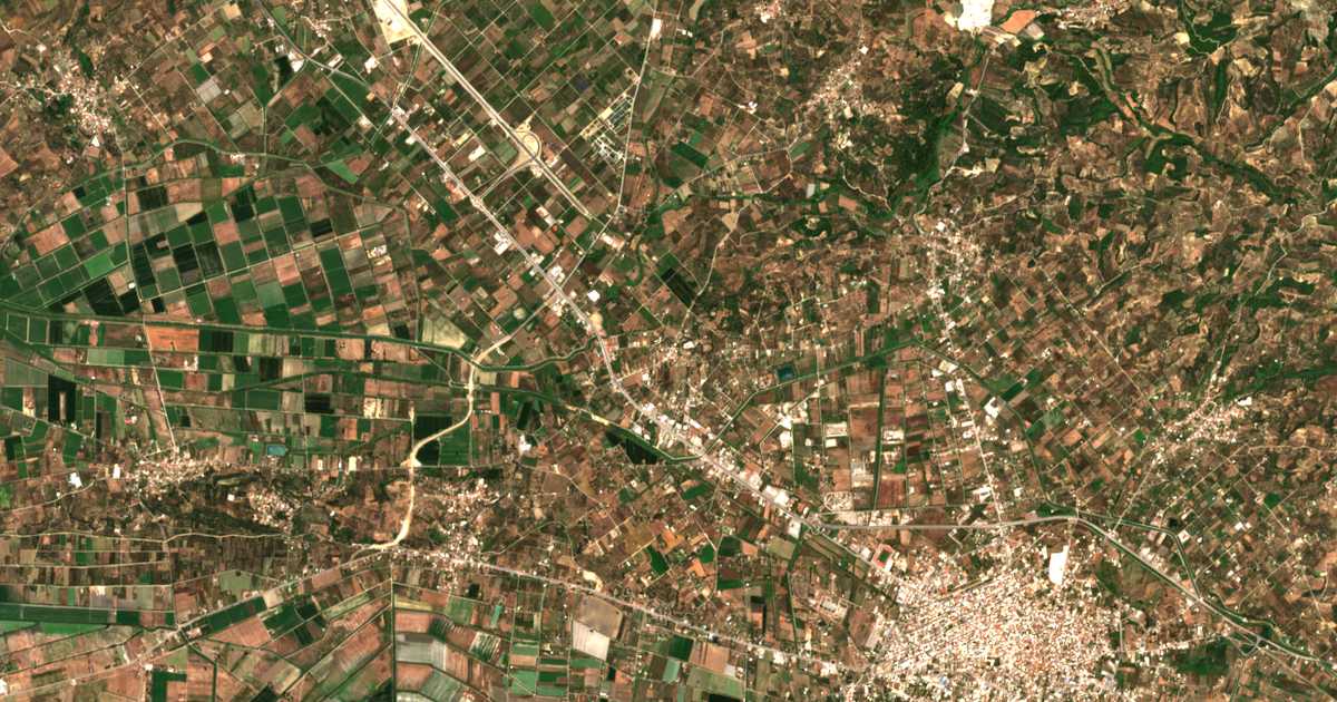 Mapa por satélite de Lastaíika