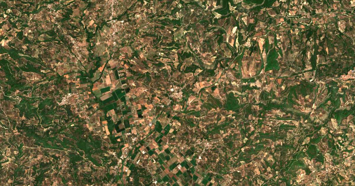 Mapa por satélite de Latzóion