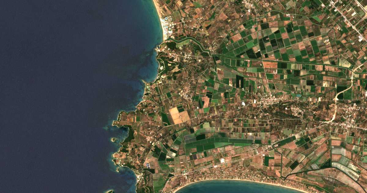 Mapa por satélite de Leventochórion