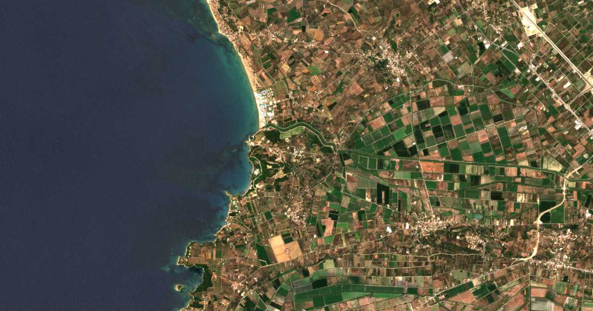 Mapa por satélite de Skafidiá
