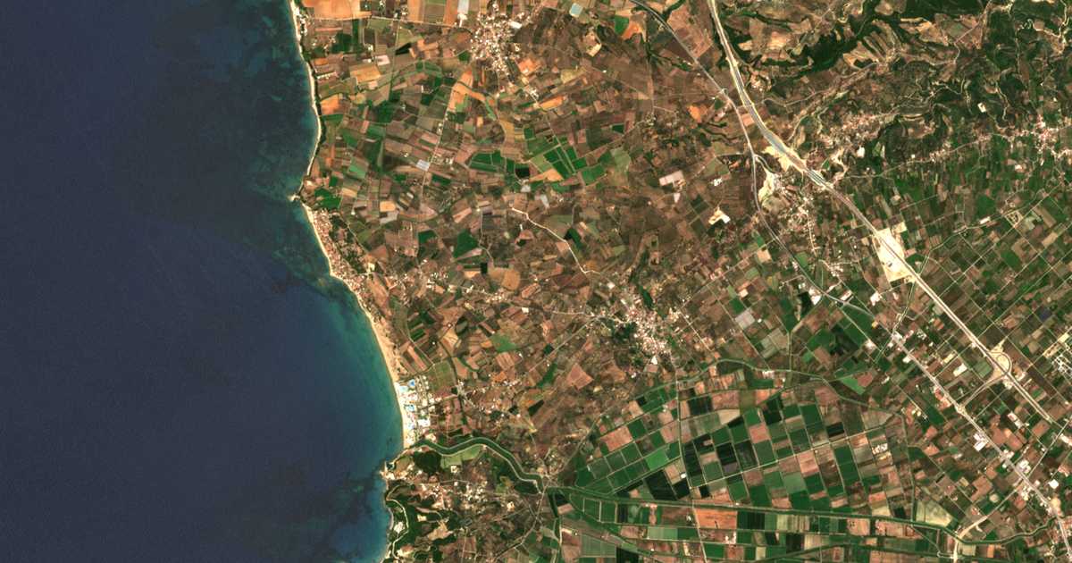 Mapa por satélite de Stamatelaíika