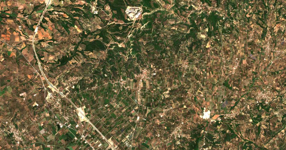 Mapa por satélite de Voúnargon