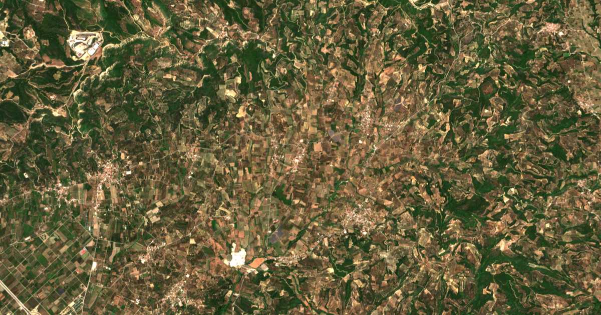 Mapa por satélite de Vrochítsa