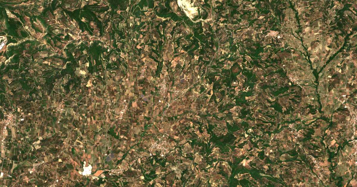 Mapa por satélite de Vytinaíika