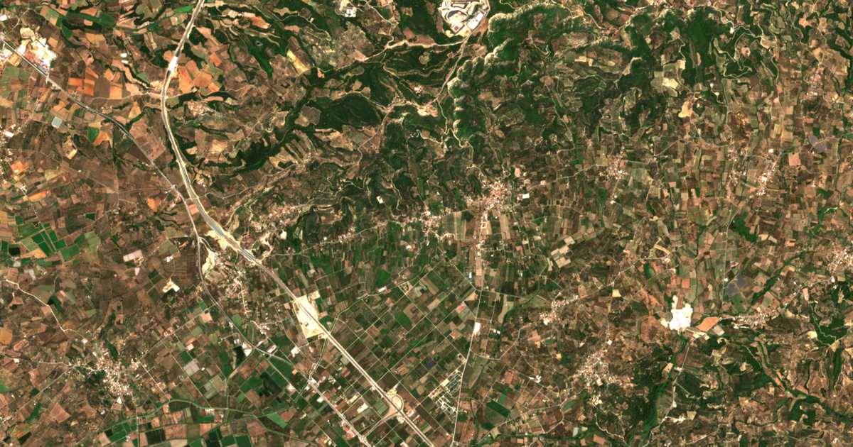 Mapa por satélite de Xylokéra