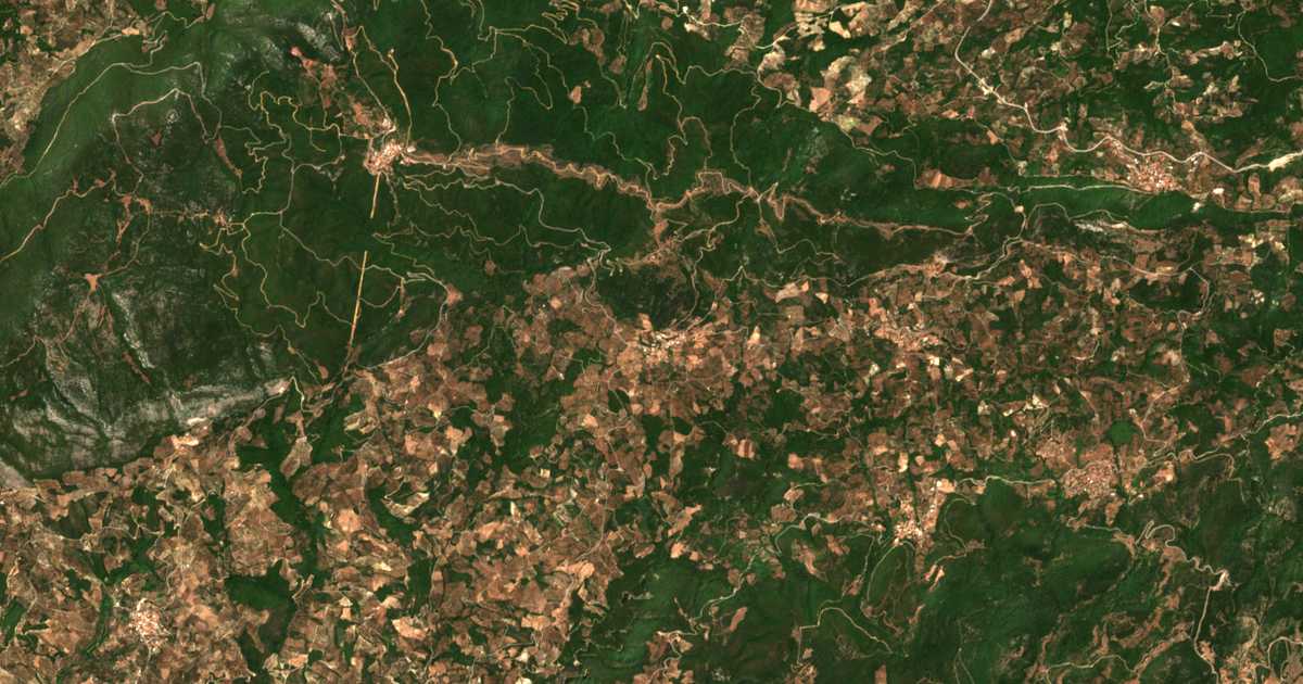 Mapa por satélite de Heraclea de Élide