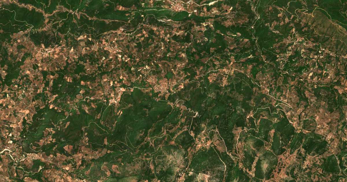 Mapa por satélite de Chrysochóri