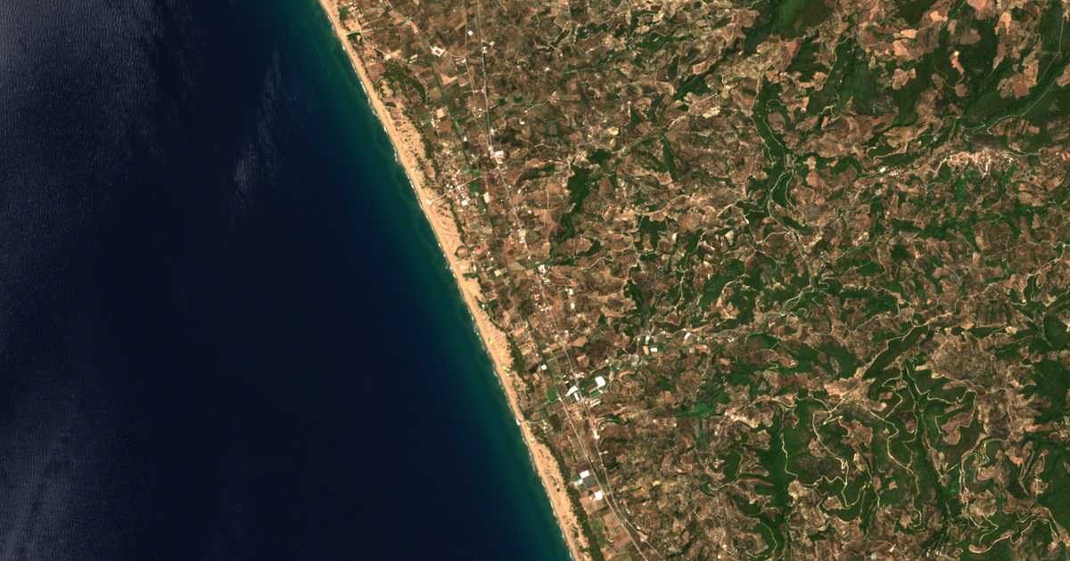 Mapa por satélite de Káto Taxiárchai