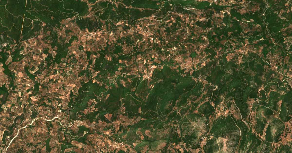 Mapa por satélite de Miléa