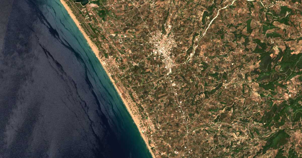 Mapa por satélite de Panórama