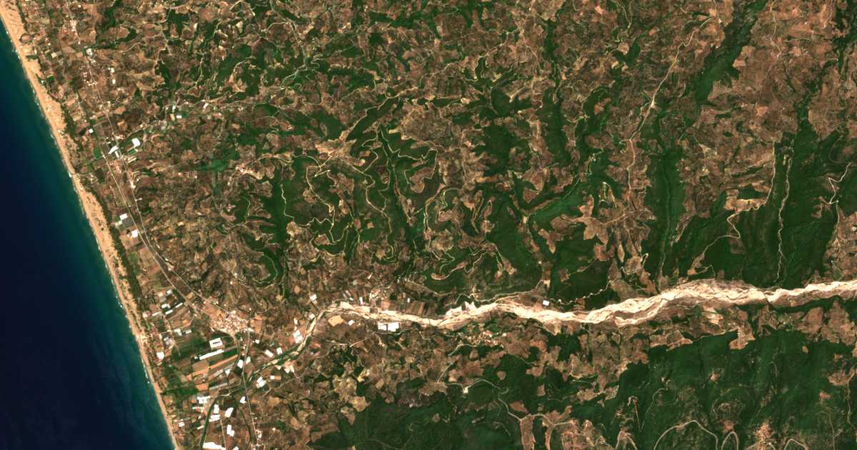 Mapa por satélite de Prasidákion