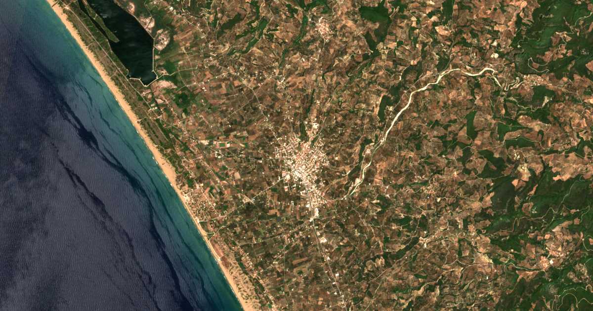 Mapa por satélite de Zajaro