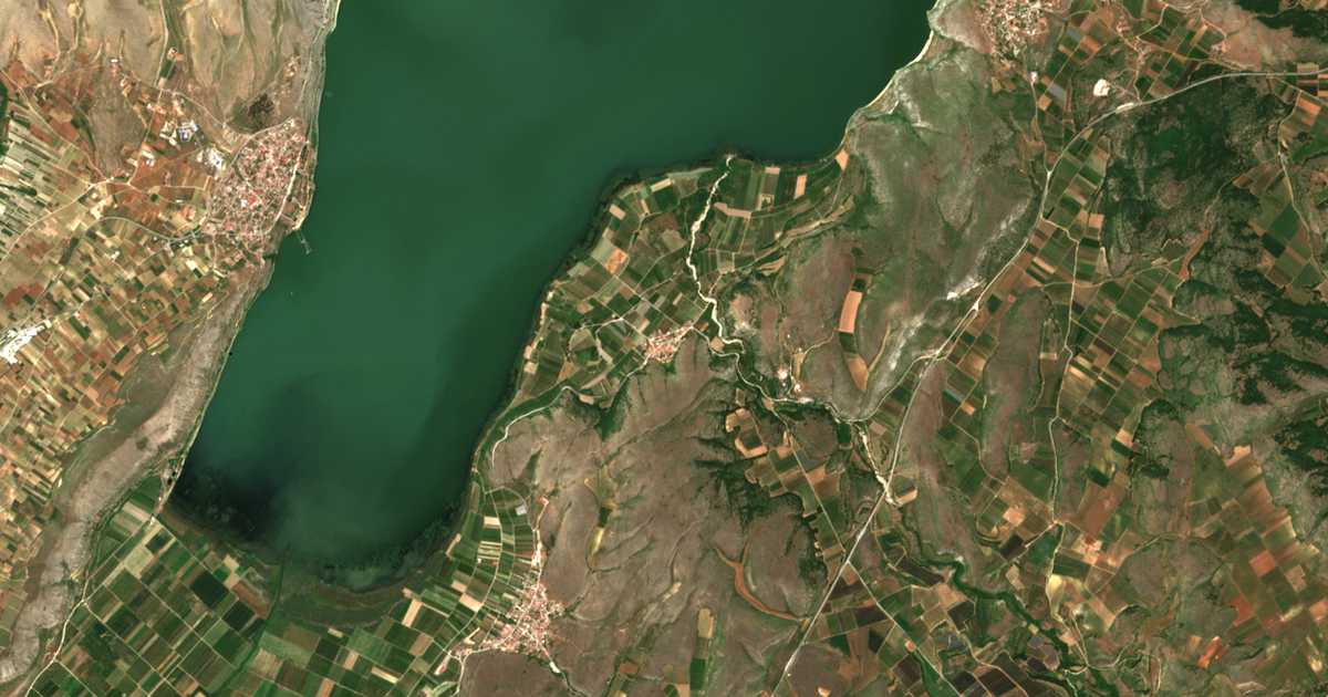 Mapa por satélite de Farángion