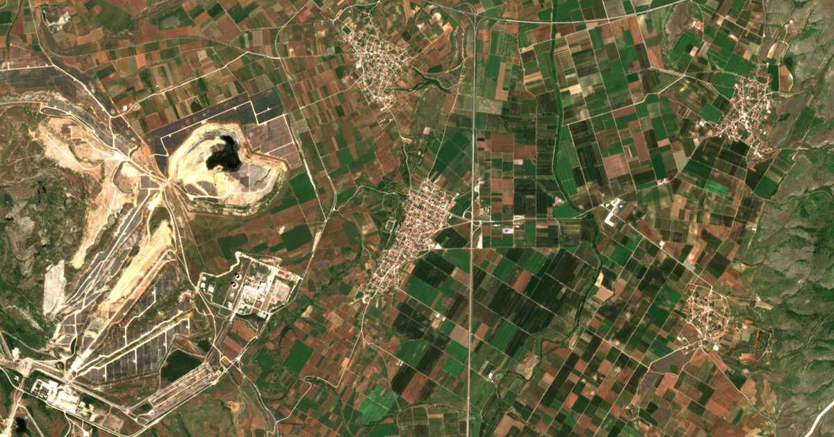 Mapa por satélite de Filótas