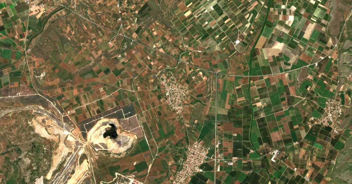 Mapa por satélite de Levaía