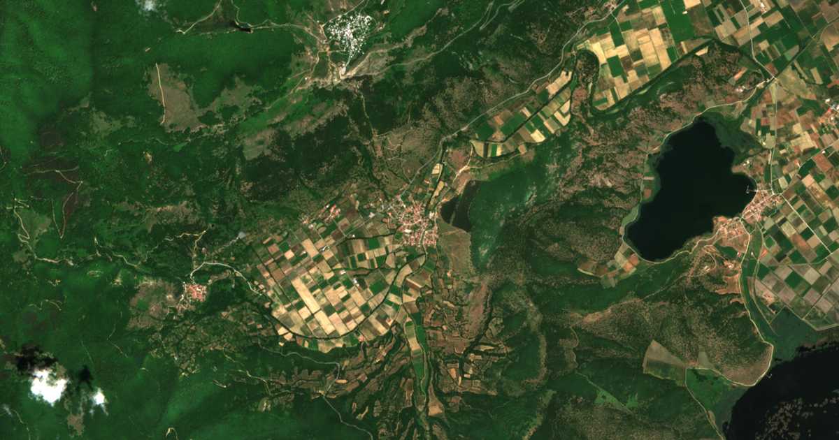 Mapa por satélite de Sklíthron