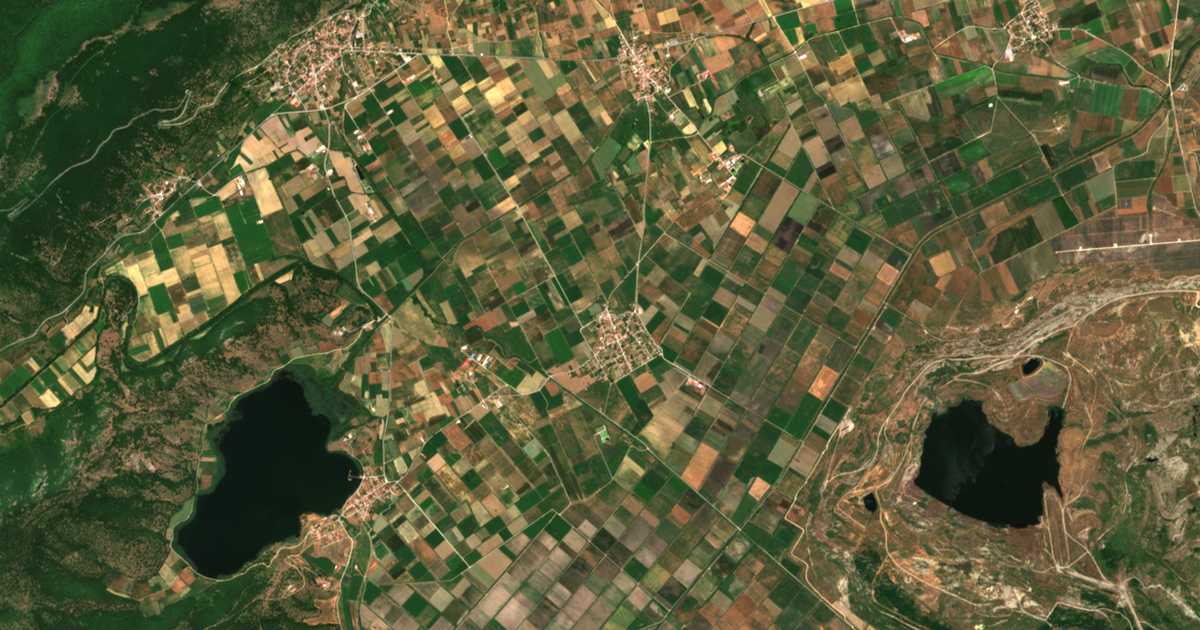 Mapa por satélite de Valtónera