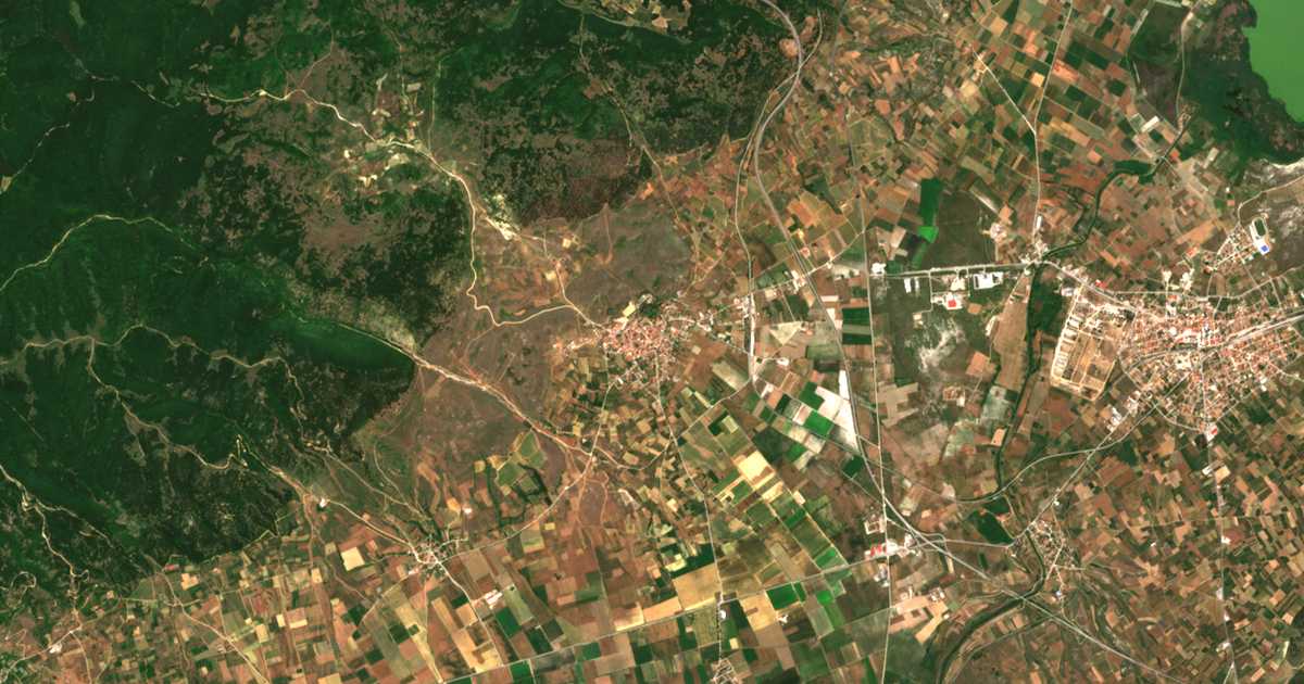 Mapa por satélite de Xinón Nerón