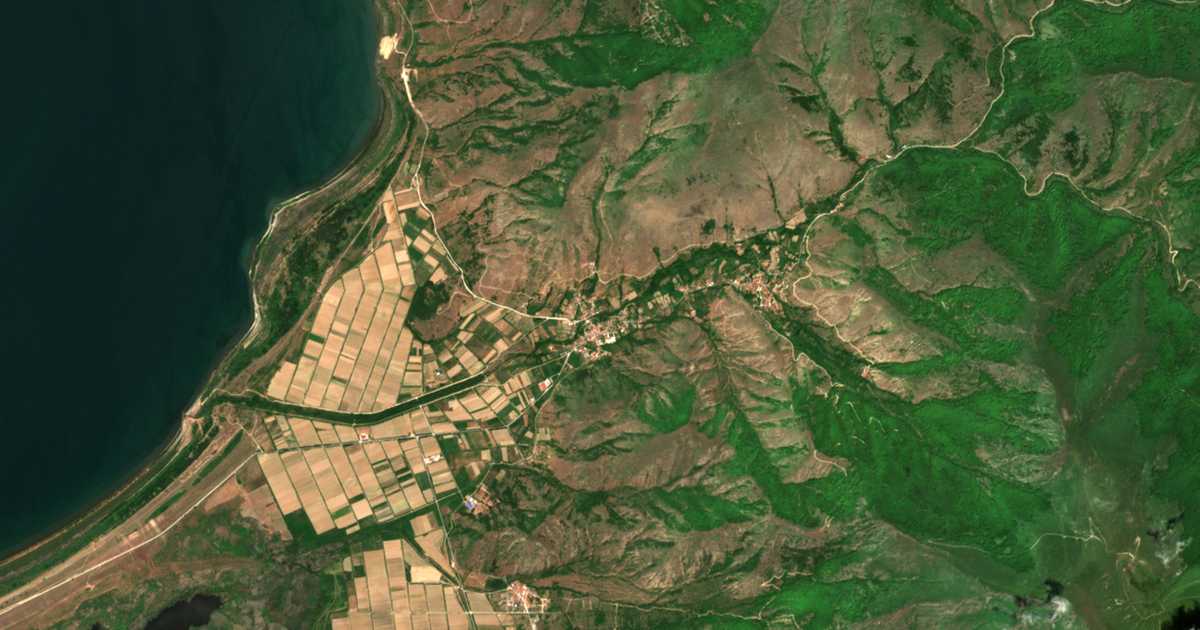 Mapa por satélite de Laimós