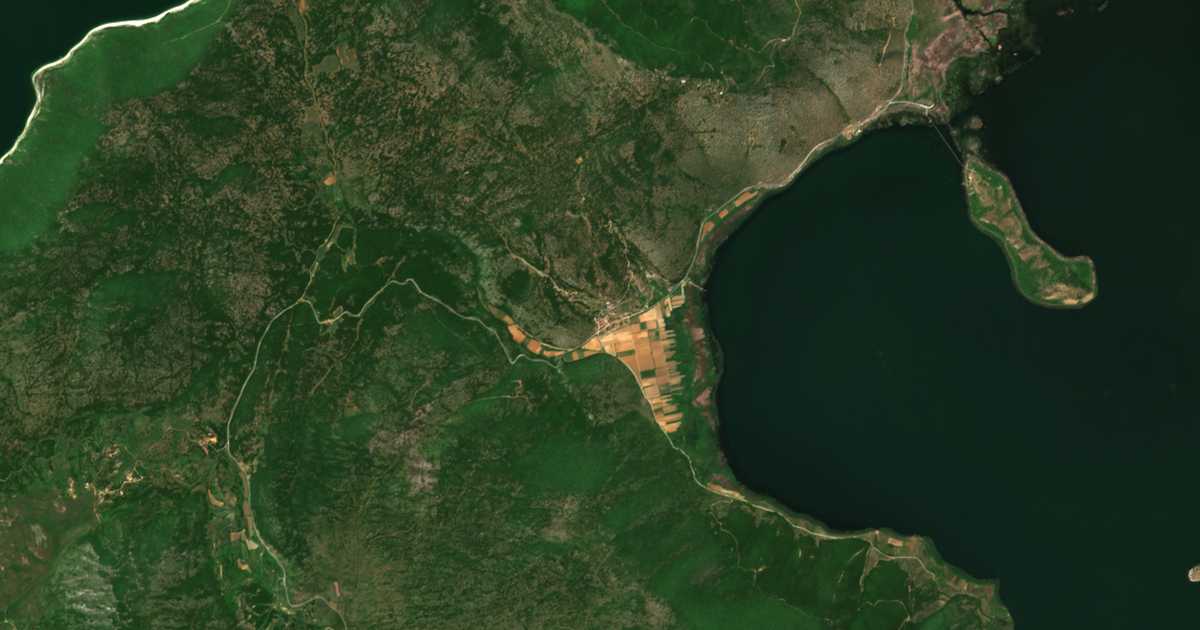 Mapa por satélite de Pýli