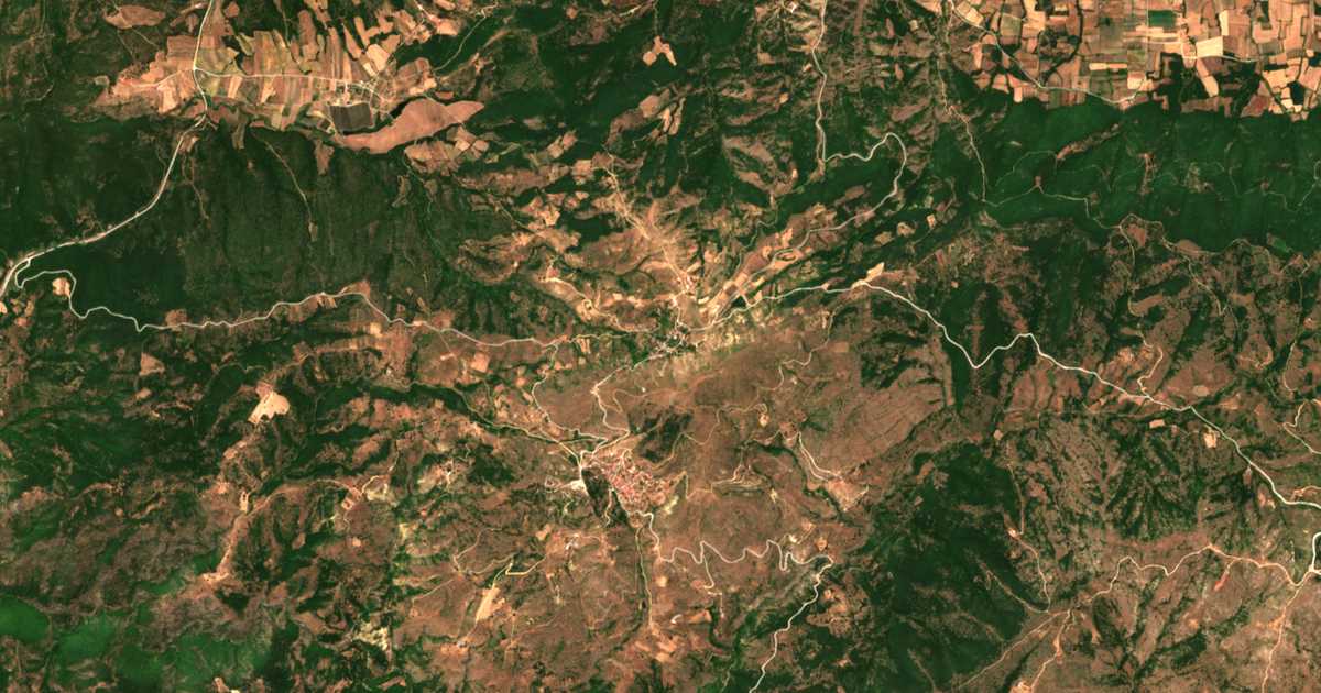 Mapa por satélite de Gílofos