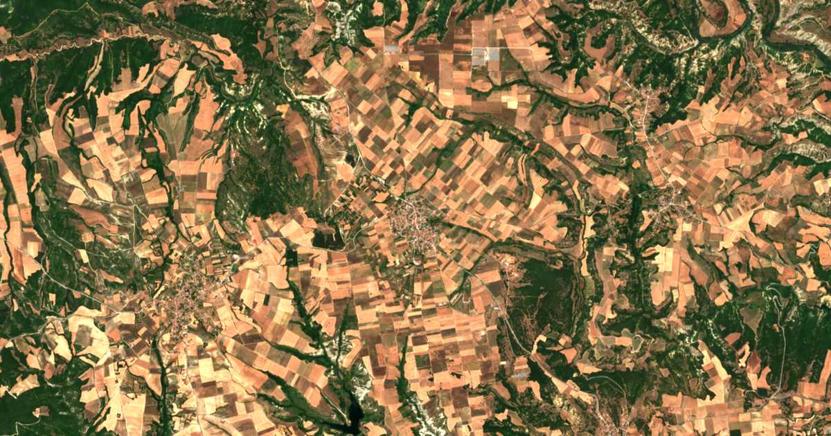 Mapa por satélite de Kivotós