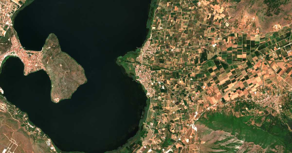 Mapa por satélite de Mavrochóri