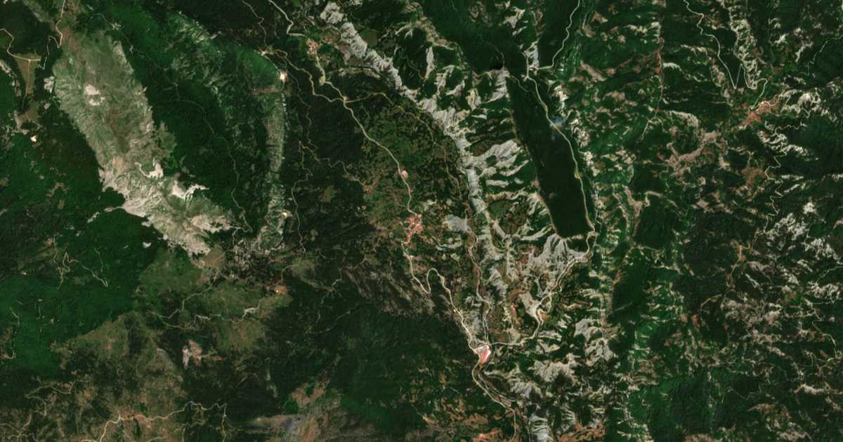 Mapa por satélite de Chrysí