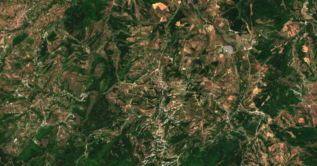Mapa por satélite de Dipotamiá