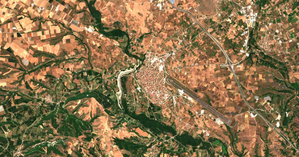 Mapa por satélite de Árgos Orestikón