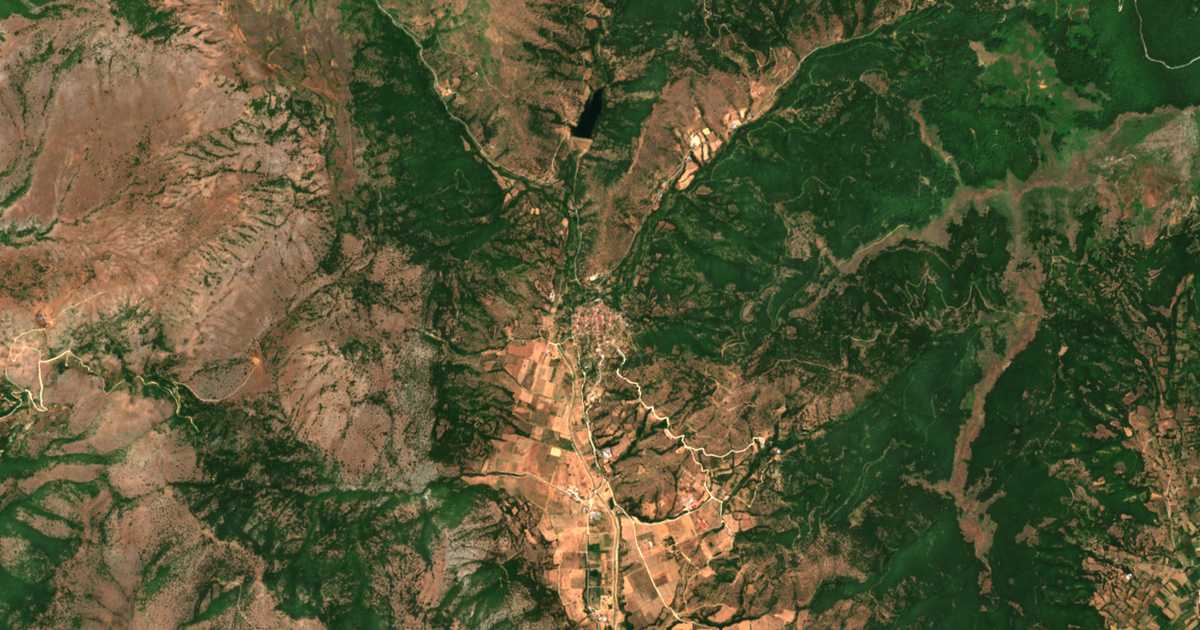 Mapa por satélite de Gérmas