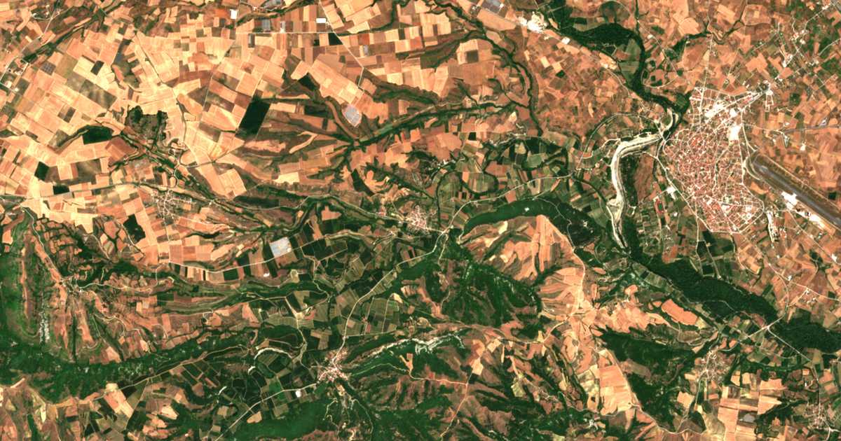 Mapa por satélite de Lachanókipoi