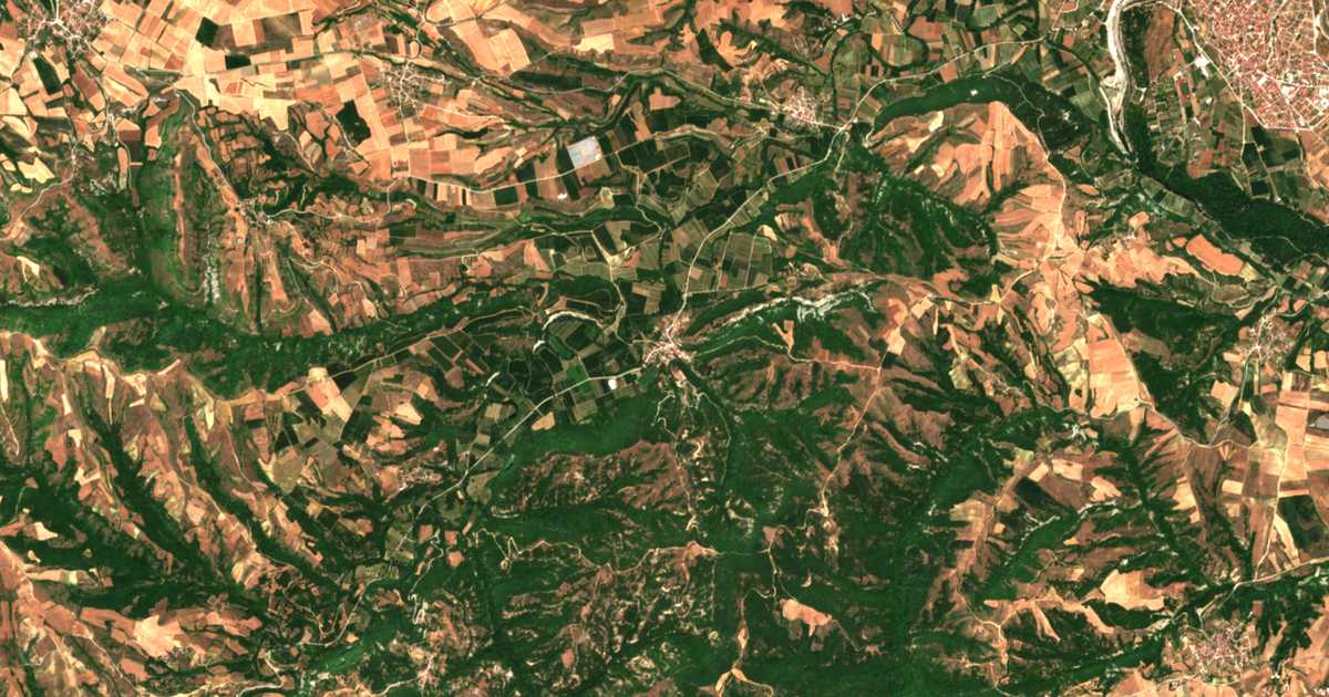 Mapa por satélite de Lakkómata
