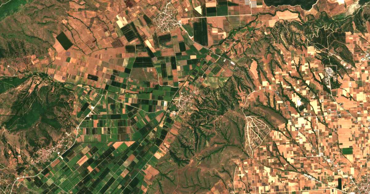 Mapa por satélite de Droserón