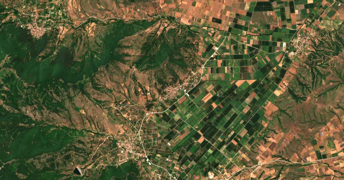 Mapa por satélite de Foúfas