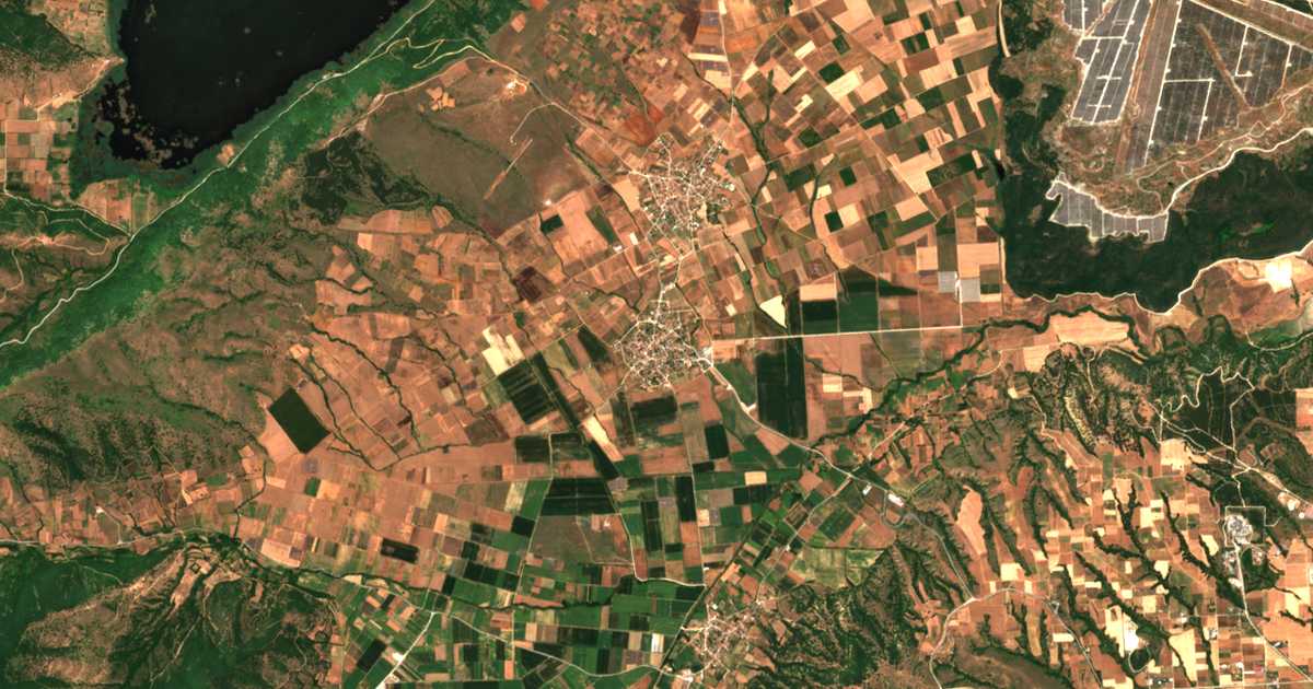 Mapa por satélite de Galáteia