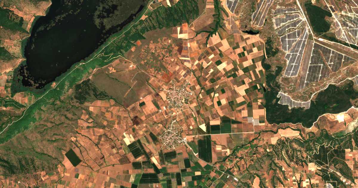 Mapa por satélite de Olympiás