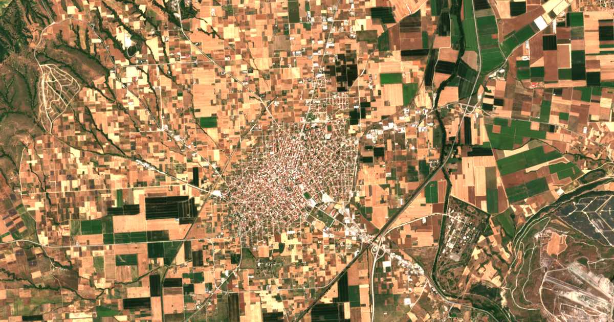 Mapa por satélite de Ptolemaida