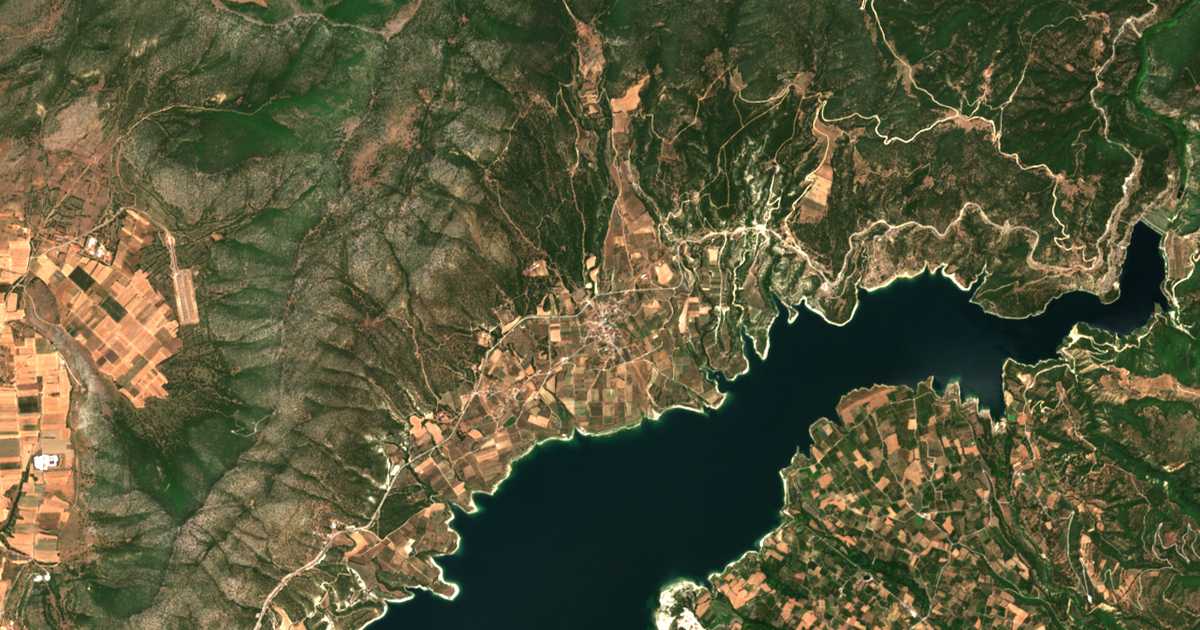 Mapa por satélite de Ímera