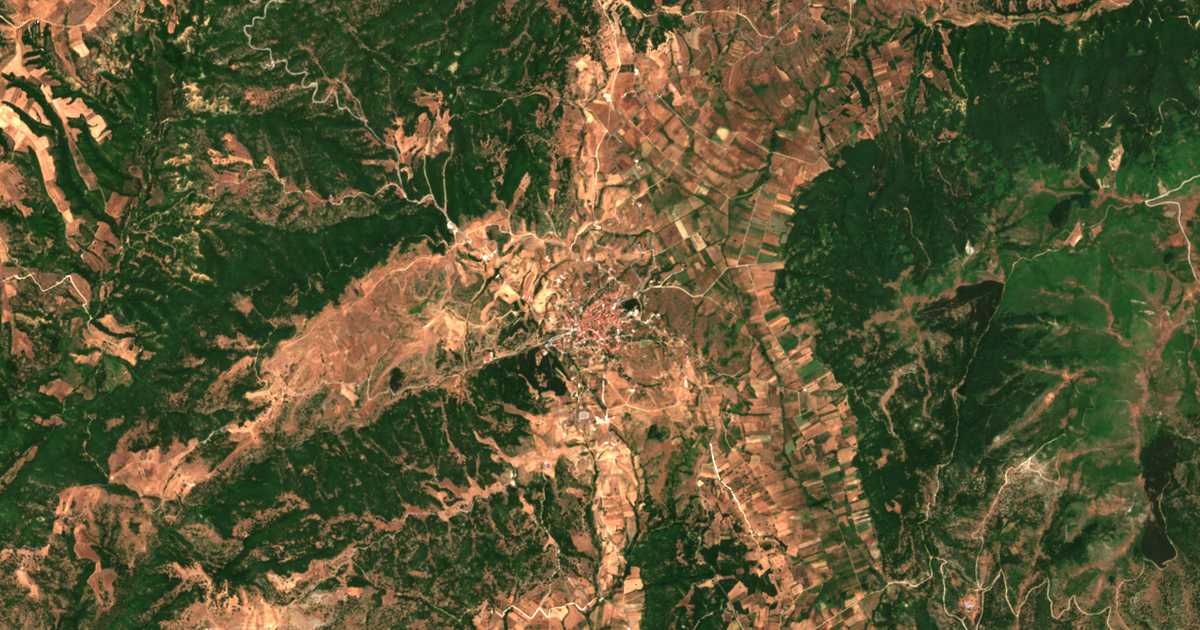 Mapa por satélite de Livaderón