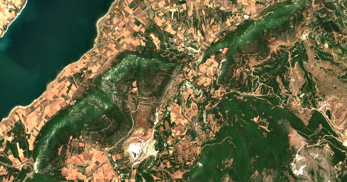 Mapa por satélite de Prosílion