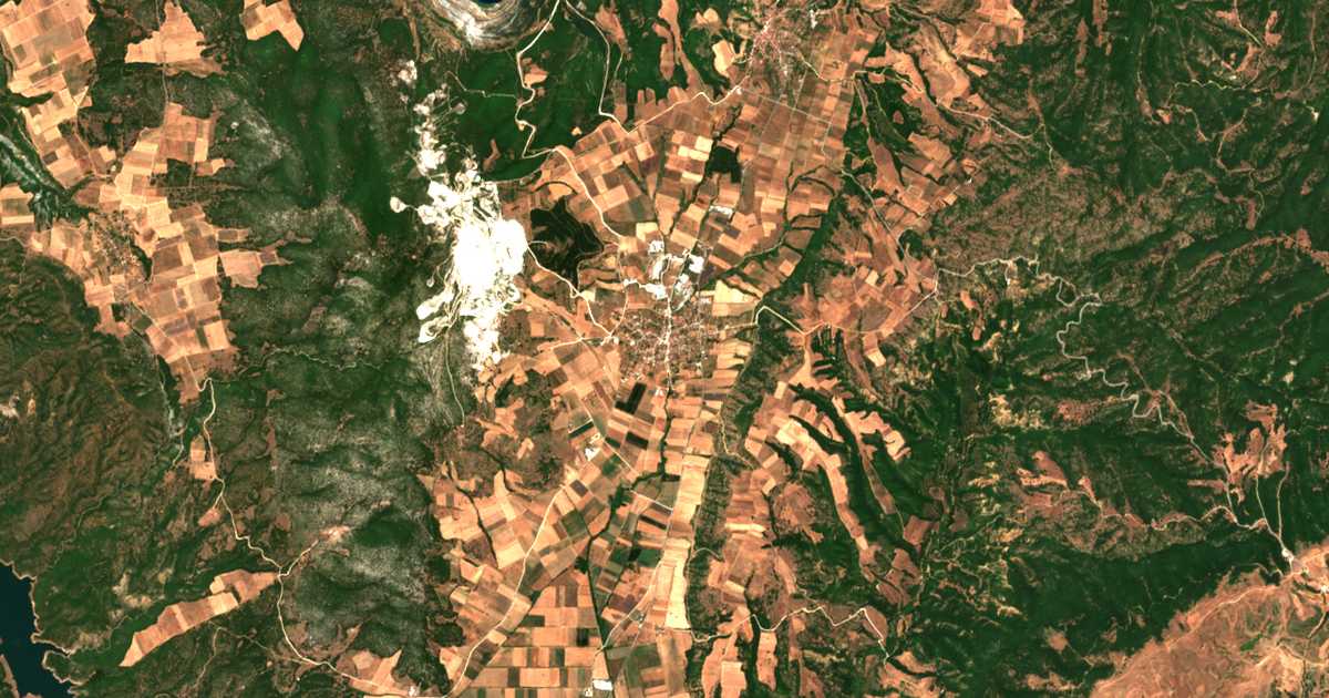 Mapa por satélite de Tranóvalton