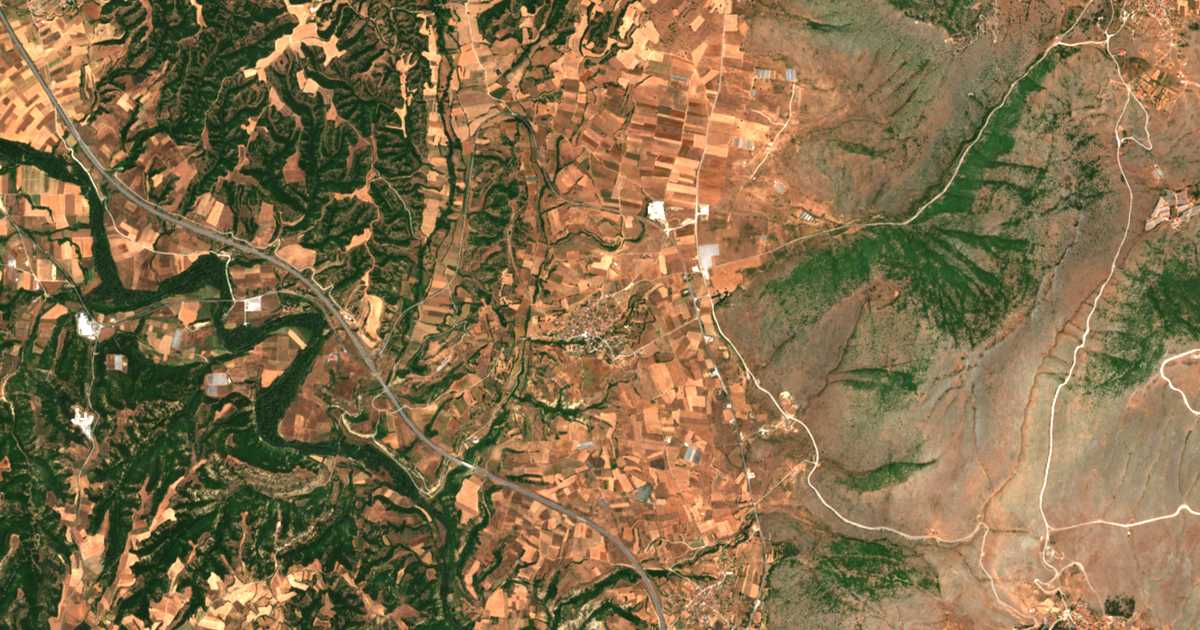 Mapa por satélite de Kalonérion